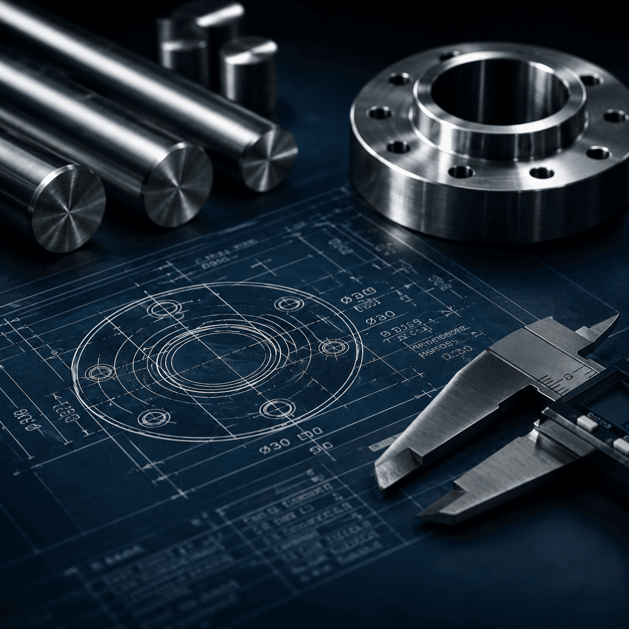 Engineering drawing and specification sheet