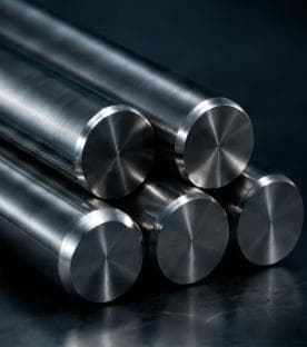 Round bars of certified aerospace alloy